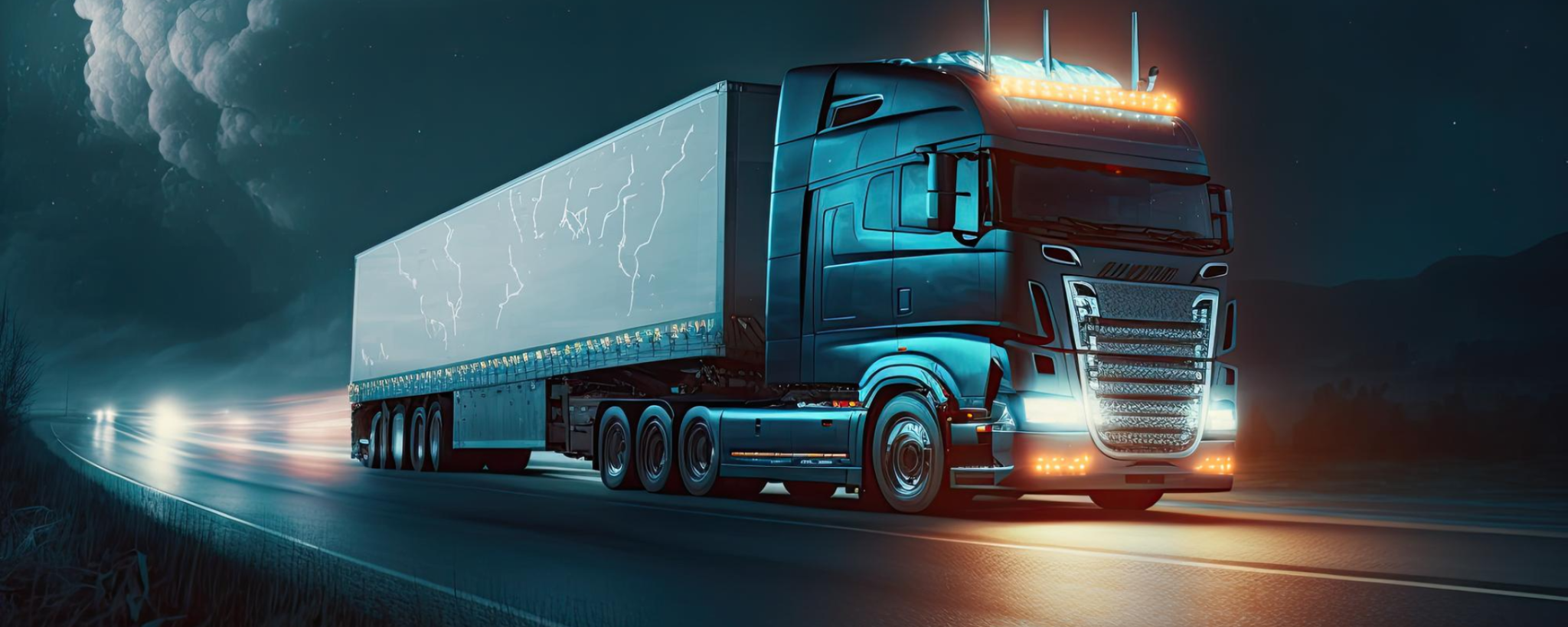 Freight forwarding truck
