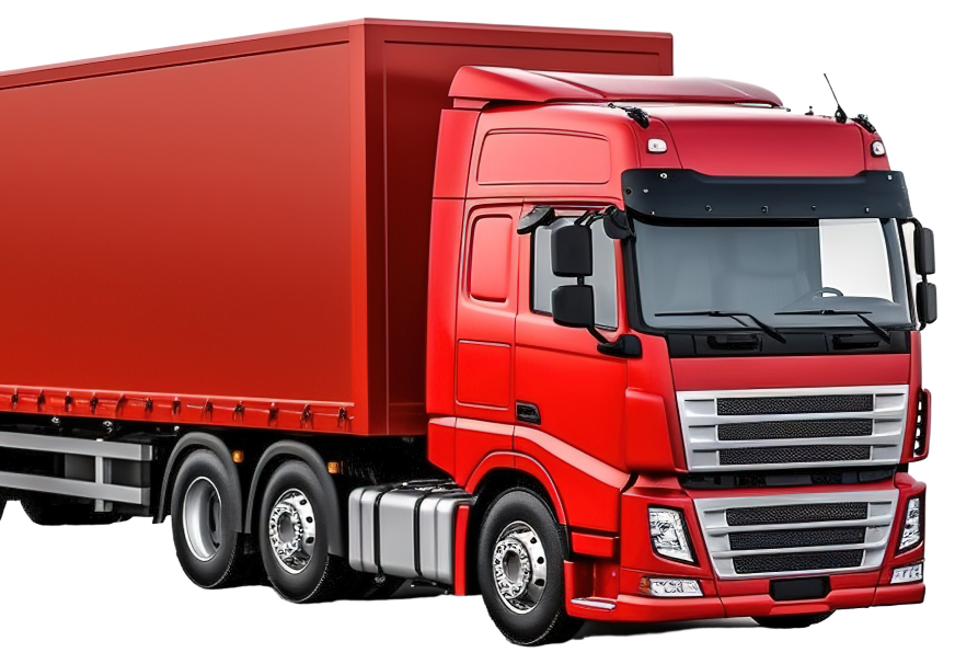 Domestic shipping truck